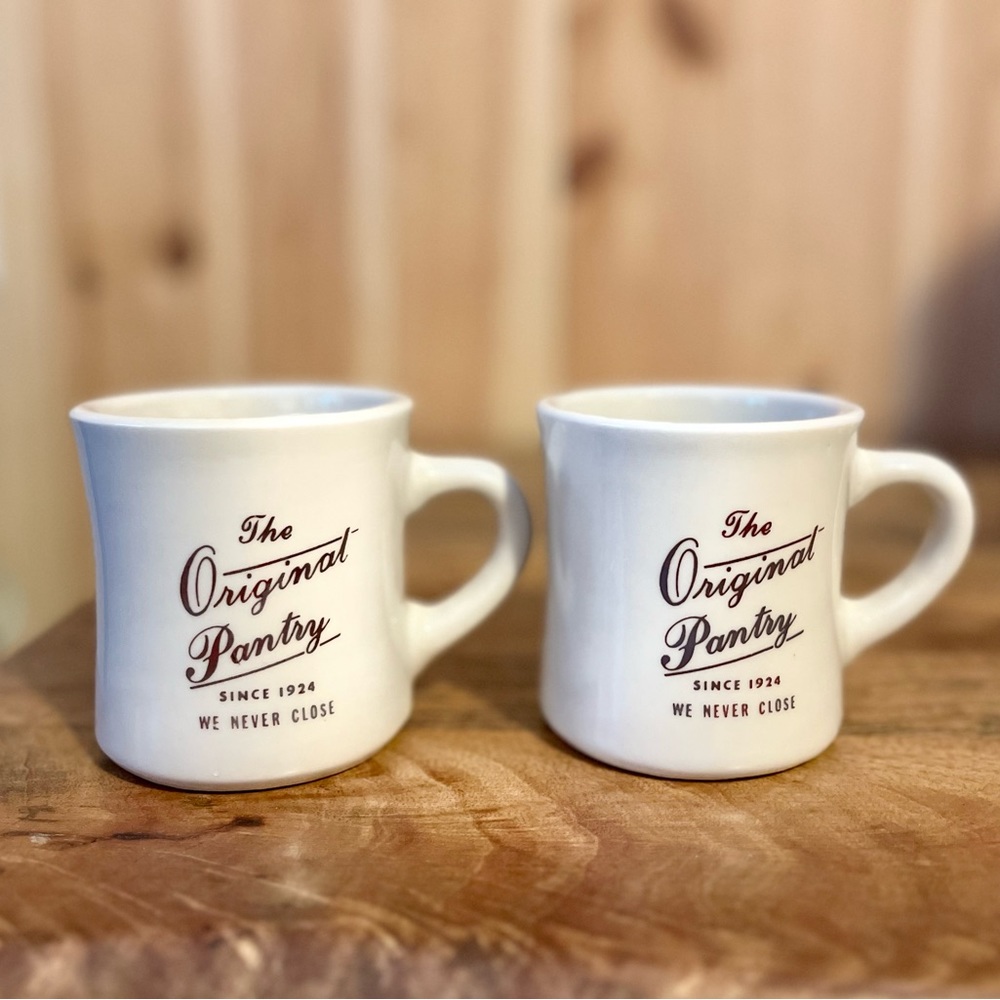 The Original Pantry (LA) collectible coffee mugs